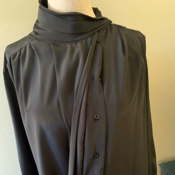 Vintage High Neck Blouse - Picture 5 of 6